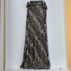 Snakeskin print maxi skirt 3x butter soft nwt